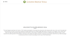 Desktop Screenshot of goldenbridgeyoga.com