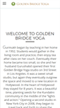 Mobile Screenshot of goldenbridgeyoga.com